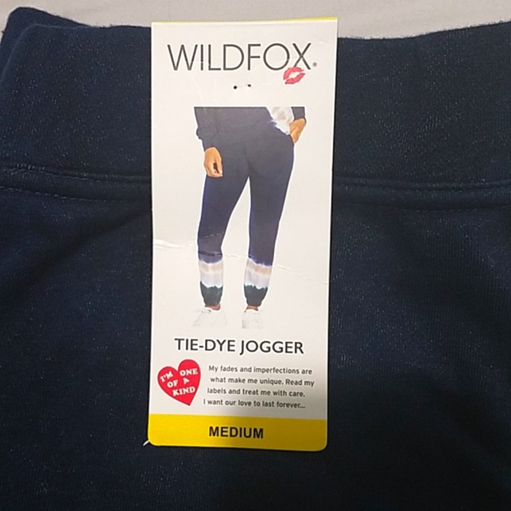 NWT, Wildfox Tie-Dye jogger, Size M - Picture 3 of 5